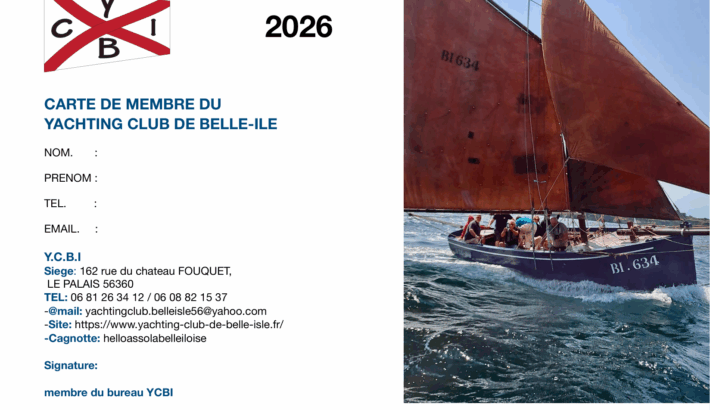 Carte de membre 2026